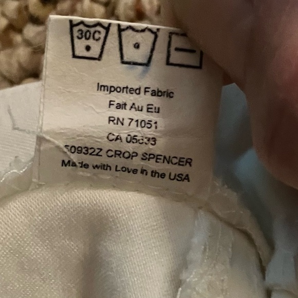 Cheryl Nash Windridge Dressy Capris, Sz. 6, White - Picture 6 of 8